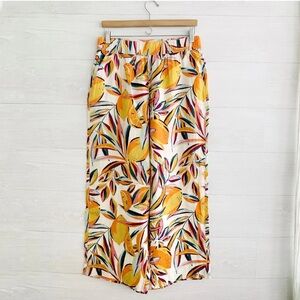 C&C California Multicolor Wide Leg Linen Pants size XL